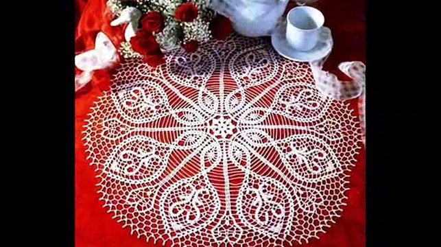 Шикарные ажурные салфетки. Вязание крючком для дома