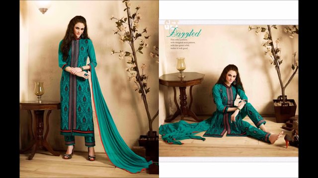 Pakistani Cotton Embroidery Suit Collection 2016