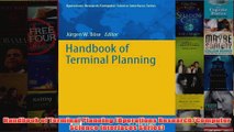 Download PDF  Handbook of Terminal Planning Operations ResearchComputer Science Interfaces Series FULL FREE