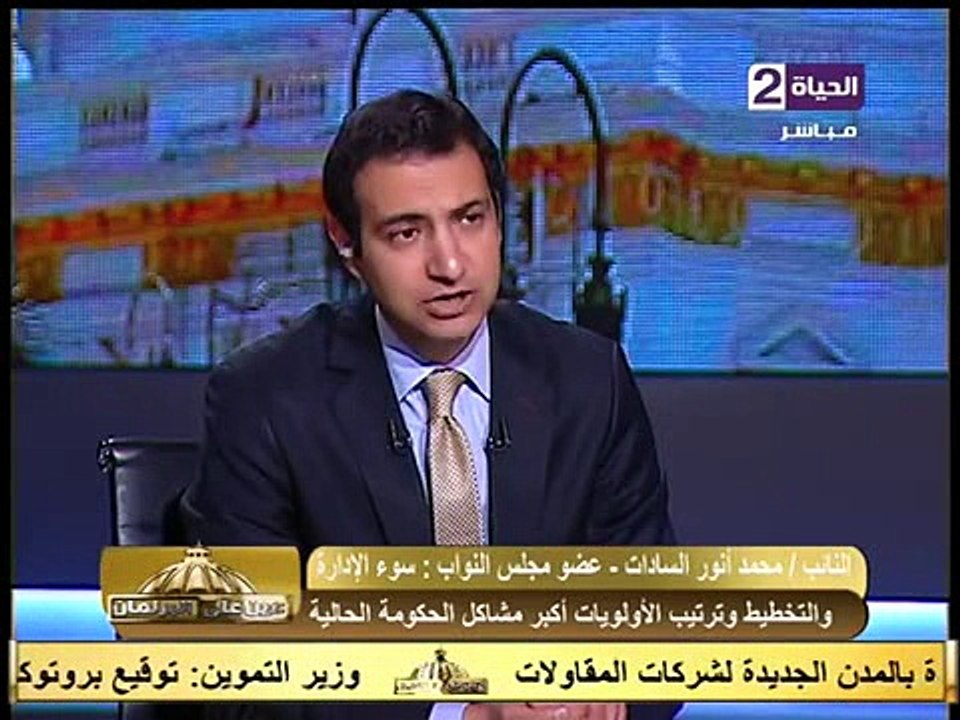 لقاء ا/ أنور عصمت فى برنامج عين على البرلمان
