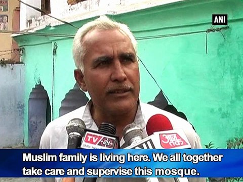 Hindus take care of a mosque in Uttar Pradesh