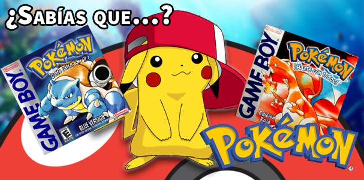 ¿Sabías que...? Curiosidades de POKEMON AZUL y ROJO