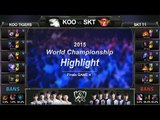 [게임코치] 2015 롤드컵 결승 하이라이트 SKT vs KOO #04 (LoL World Championship 2015 Grand Final Highlight)
