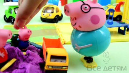 12 Свинка Пеппа и Собачий патруль Строим Гараж Peppa Pig Щенячий патруль