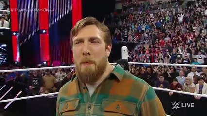 Daniel Bryan bids farewell to the WWE Universe- Raw(Feb 8, 2016)