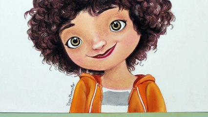 Speed Drawing - Tip (Gratuity Tucci)  Home  DreamWorks by Tiger Tomato