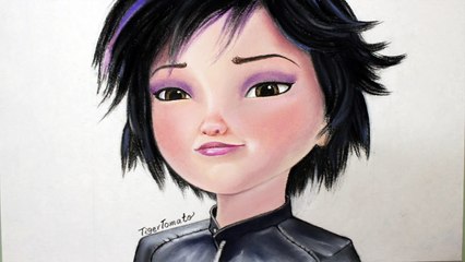 Speed Drawing - GoGo Tomago  Big Hero 6  Disney by Tiger Tomato