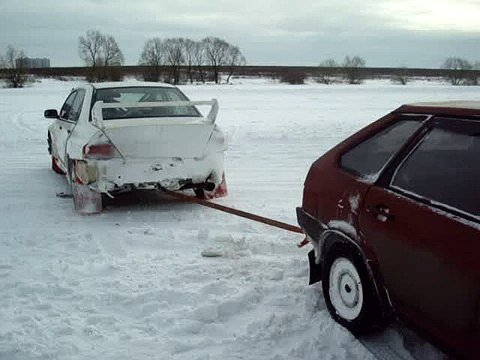 Экстремальное вождение в зимний период !