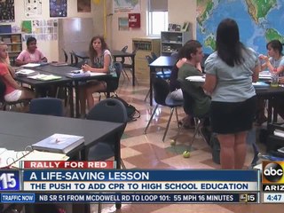 Rally for Red: A life-saving lesson