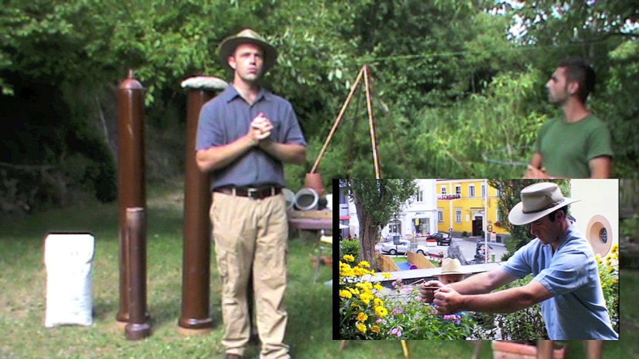 Electroculture Tour ronde d'énergie ou tour Irlandaise de fertilisation version courte