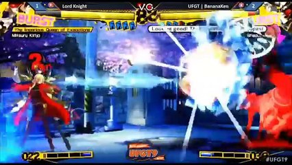 UFGT9 Persona 4 Arena grand finals- BananaKen vs Lord Knight