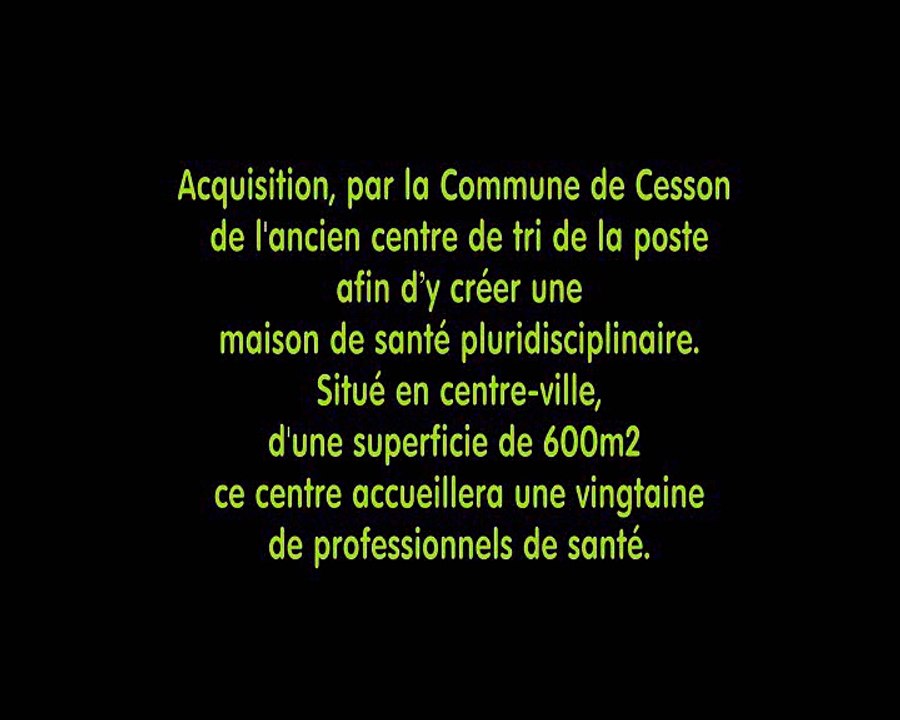 Projet Maison Médicale 1 - situation
