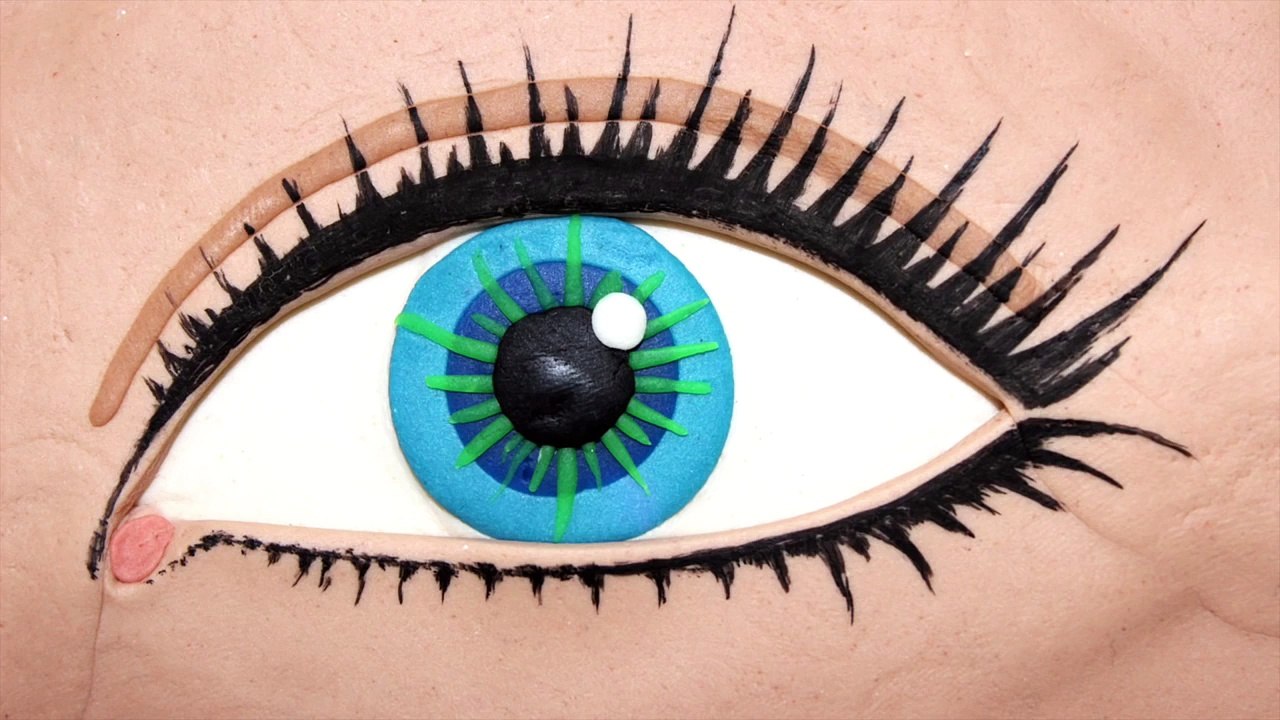 How to Make Play Doh Realistic Eye by Tiger Tomato
