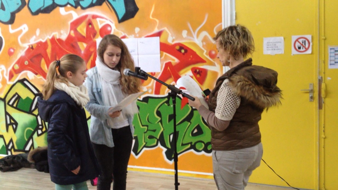 Entrainement de Laëtisia et d'Ines sur En rouge et noir