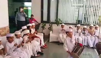 Gandhi Jivan Darshan - Prayer @ Exhibition at Panchshil School RAJKOT