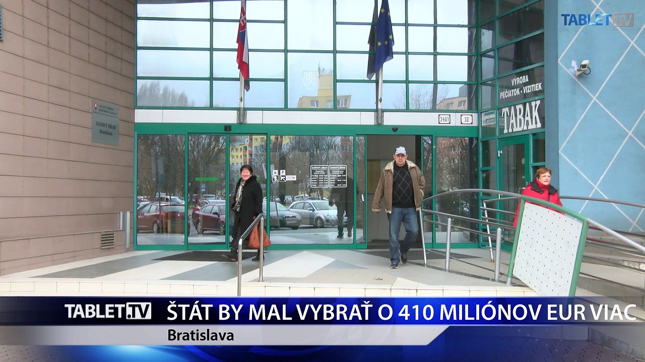 Za vlaňajšok štát na daniach vyberie o 489 miliónov eur viac