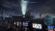 BATMAN ARKHAM KNIGHT use batmobiles battle mode to navigate tight areas