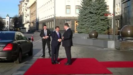 Başbakan Davutoğlu, Ukrayna Devlet Başkanıyla Görüştü