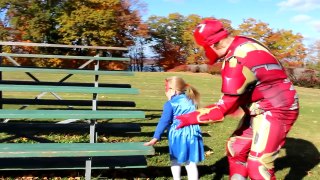 Spidergirl vs Venom vs Iron Man in Real Life! Little Spiderman Battles Venom For Kinder Egg Surpris