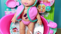 Little Mommy Bubbly Bathtime Color Changing Baby Doll CRAYOLA PAINT BATH Messy Baby Video