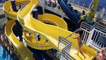 The Drop Water Slide at Acquamania_Kid's water slide on the Norwegian Escape cruise