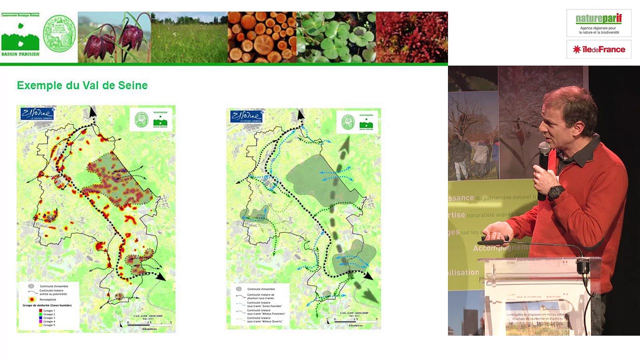 Les végétations dans la définition d'une trame verte et bleue en Val-de-Seine. Sébastien Filoche, CBNBP.