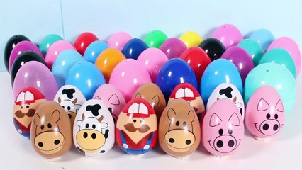 Old MacDonald Had A Farm Surprise Eggs Spiderman Peppa Pig Disney Mickey Mouse Überraschung Eier