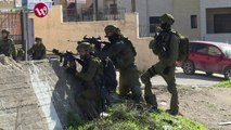 Enfrentamientos entre palestinos y soldados israelíes