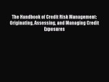 [PDF] The Handbook of Credit Risk Management: Originating Assessing and Managing Credit Exposures