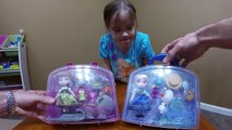 Cutest EVER Disney Frozen Animators' Elsa Anna Mini Doll Play Sets Toys! Kids Video Toy Opening