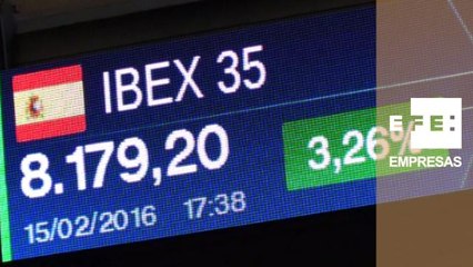 La Bolsa española sube el 3,26 % y roza los 8.200 puntos
