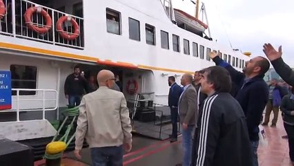 Kobani için vapur işgal ettiler