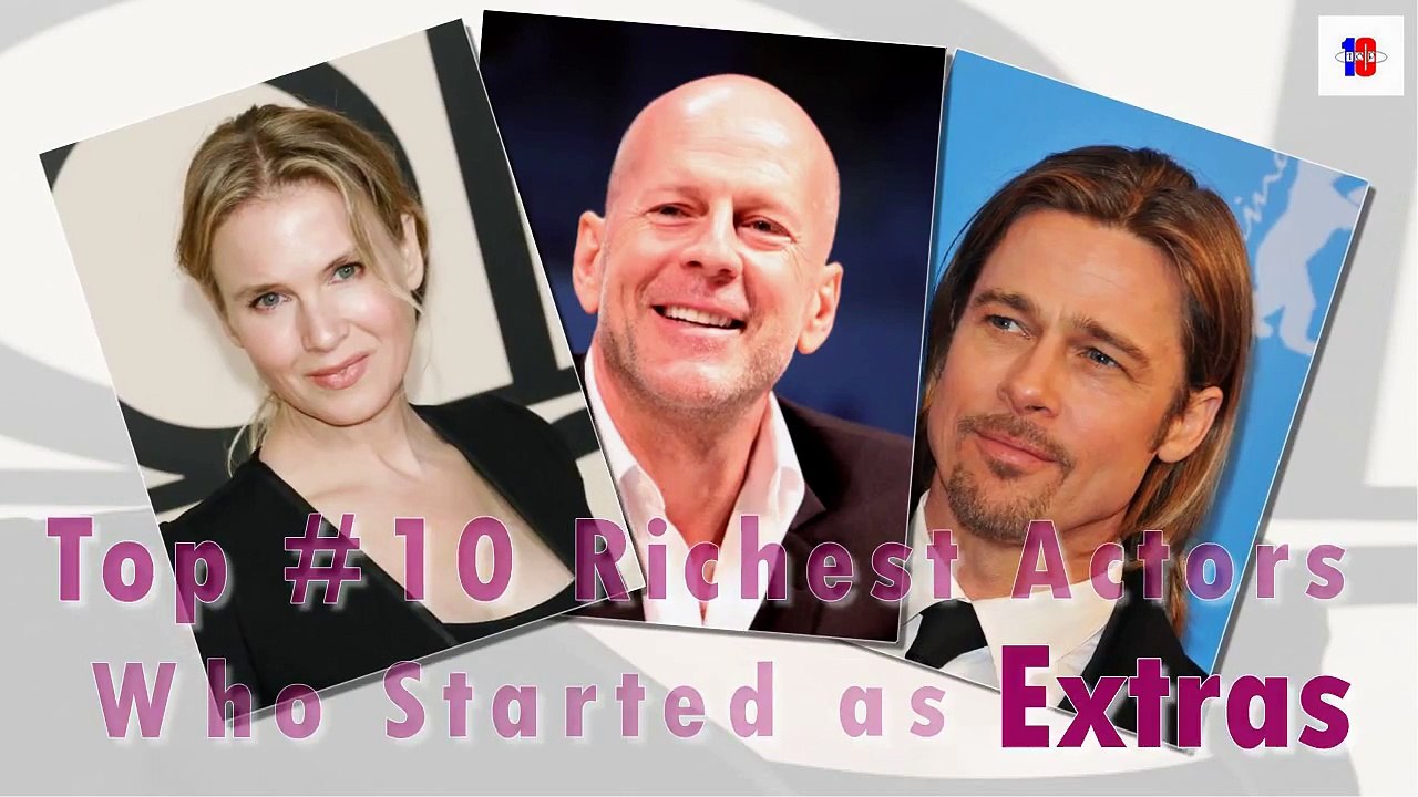 Top 10 Richest Actors Who Started as Extras