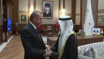 Erdoğan, Kuveyt Ulusal Meclis Başkanı Ganim'i Kabul Etti