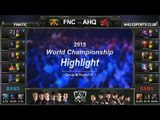 [게임코치] 2015 롤드컵 하이라이트 Group B #12 FNC vs AHQ (LoL World Championship 2015 Highlight)