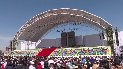 البابا يدعو الى جعل المكسيك ارضا "لا هجرة فيها ولا تجار موت"