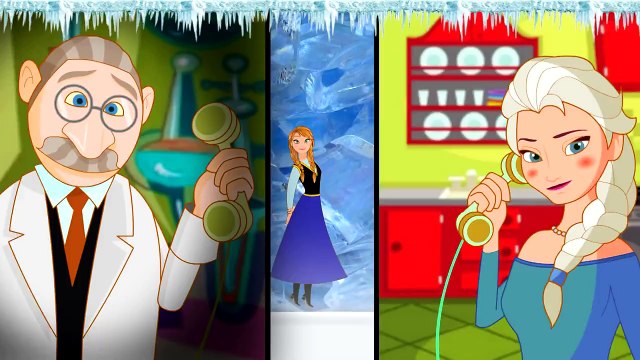 Холодное сердце пять маленьких обезьянок прыгали на кровати - Russian Five Little Monkeys