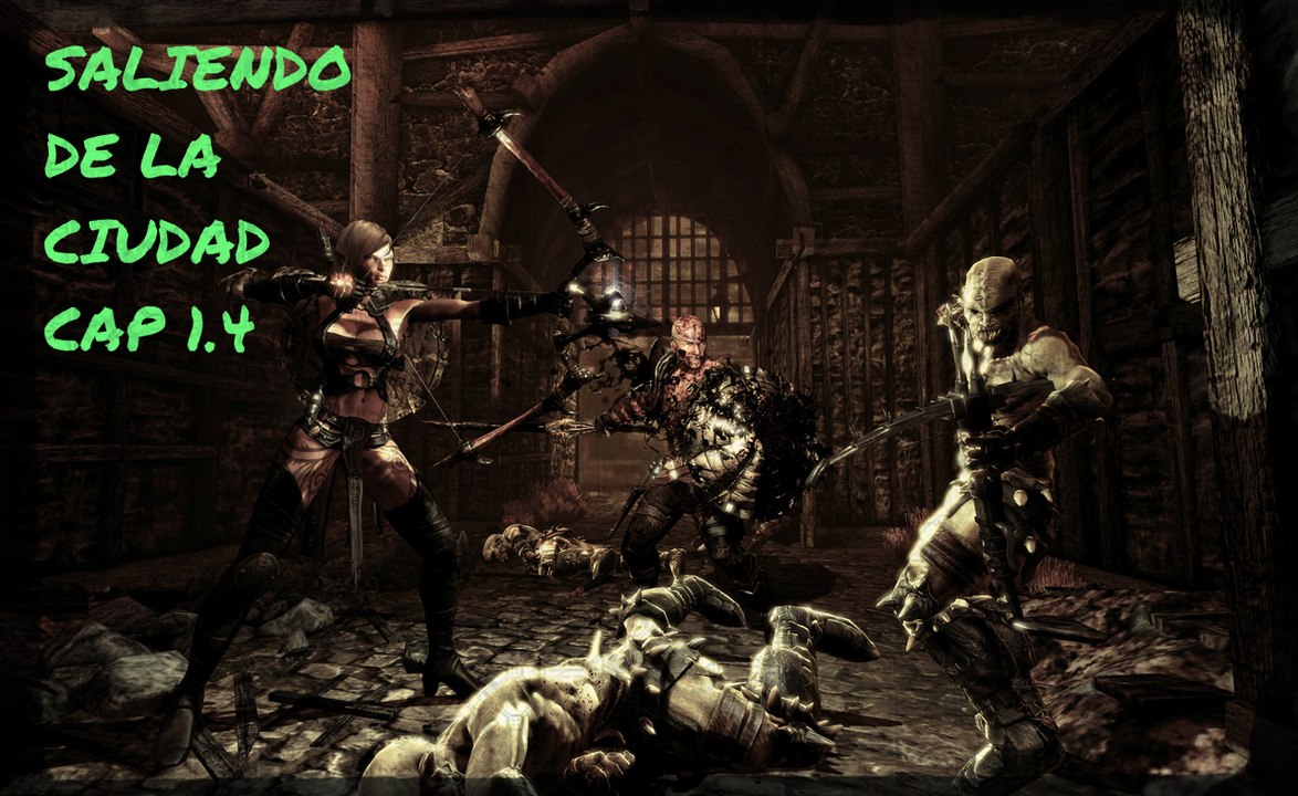 Hunted The Demon's Forge Español Capitulo 1.4 SALIENDO DE LA CIUDAD