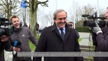 Fallen UEFA head Platini appeals against football ban