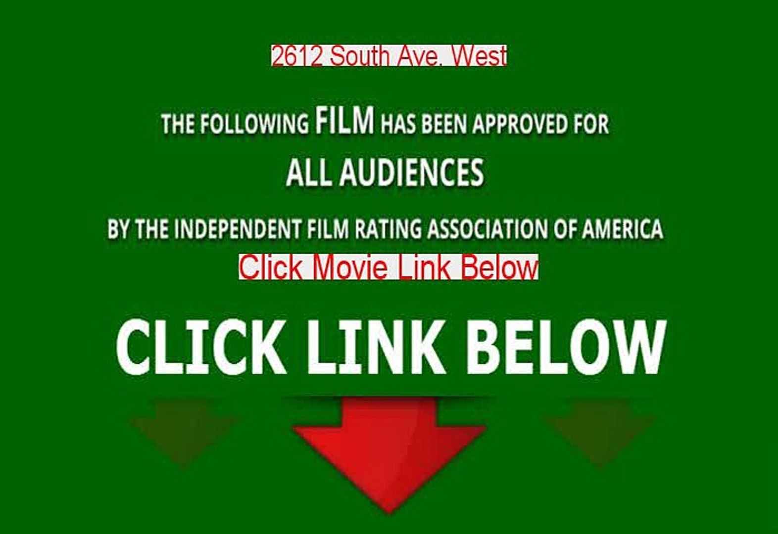 2612 South Ave. West Free Download Movie 1997