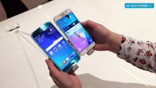 Samsung Galaxy S6 Edge функциональность загнутого экрана и сканер отпечатка пальца