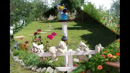 Прикольные фигурки для сада