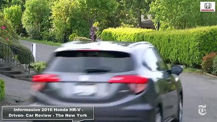 2016 Honda HR V   Driven  Review Engine - The New York Times (News World)