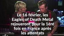 Le chanteur des Eagles of death metal promet un concert d'anthologie aux Parisiens