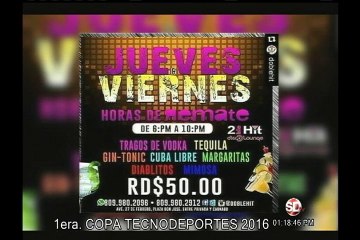 1era Copa TECNODEPORTES 2016-Sto.Dgo.Oriental por Manuel Perello.