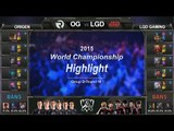 [게임코치] 2015 롤드컵 하이라이트 Group D #10 OG vs LGD (LoL World Championship 2015 Highlight)