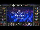 [게임코치] 2015 롤드컵 하이라이트 Group D #09 TSM vs KT (LoL World Championship 2015 Highlight)