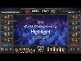 [게임코치] 2015 롤드컵 하이라이트 Group B #04 AHQ vs FNC (LoL World Championship 2015 Highlight)