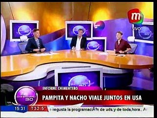 Pampita y Nacho Viale juntos en USA