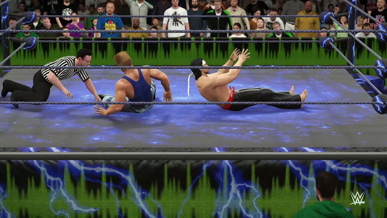 WWE 2K16 jean claude van damme (guile) v bolo yeung (chong li)